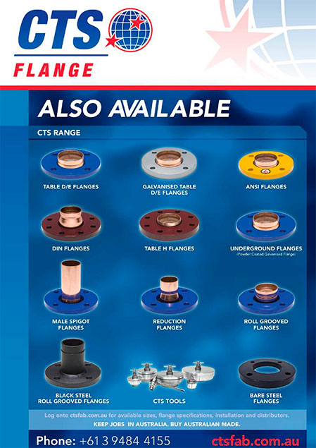 Cts Product Range Cts Flange And Piping Products Australia 